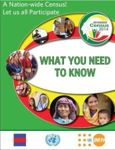 UNFPA Myanmar Census Handbook's Cover