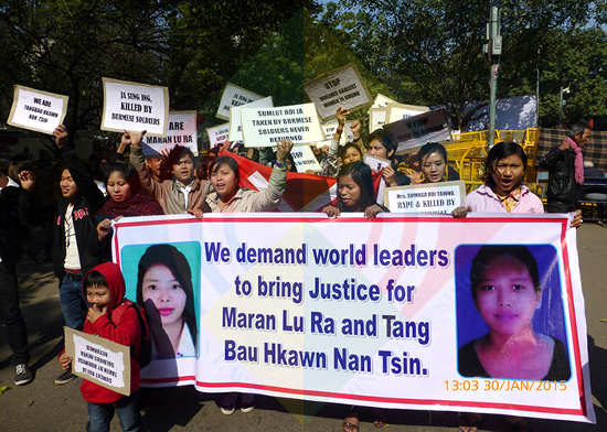 Kachin in India Demand Justice for Two Murdered School Teachers