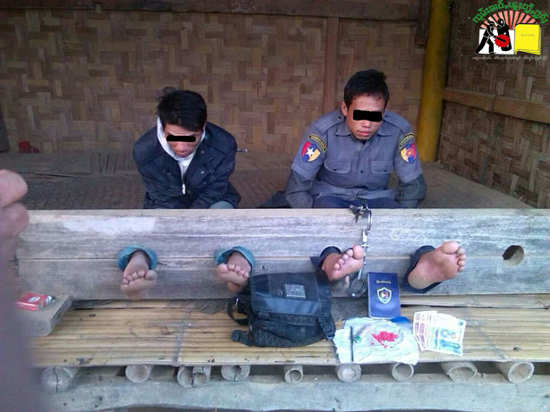 Sai Tun San and Policeman Thein Htay Aung Arerested for Possesion of Drugs