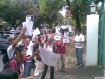 Indonesian activists on Monday staged protest rallies in front of the Burmese embassy in Jakarta condemning the junta for charging and putting on trial pro-democracy leader Aung San Suu Kyi. Photo – Mizzima. The international community has condemned the junta for putting Aung San Suu Kyi on trial, with the Foreign Minister of Belgium saying the whole incident was the junta’s ploy to continue detaining her.