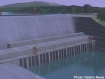 One of two proposed dams (sketched by computer) in Irrawaddy Myitsone hydropower project, over 20 milese north of Myitkyina.