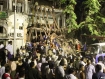 A girl died in a building collapse on  March 14 evening in Rangoon. Photo:  Mizzima