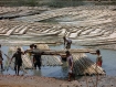 Refugees working in the border trade zone in Teknaf. Photo: Kaladan News
