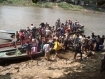 The photo are the people who crossed the Moei river. (Photo- KIC)
