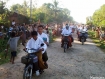 A procession of RNDP in Sittwe on 9 November after the party has won 35 seats across Arakan state, from a total of 44 candidates that represented the party in the election. (Photo-Narinjara).