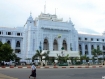 A changing of the colors: Rangoon City Hall has been repainted white. In early April, the historical structure was renovated and painted yellow. Photo: Mizzima