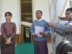 Aung Kyi was assigned to be the 'relations' minster under retired Senior-General Than Shwe, and he and pro-democracy leader Suu Kyi have met several times in the past and are said to have a good relationship. Photo:Mizzima.