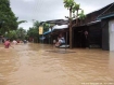 Floods generated by the incessant torrential rains in the last weeks in Arakan State on the western coast of Burma. Photo: Narinjara 