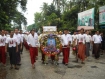 About 300 monks in Sittwe, the capital of Arakan state, marched on 9 Sept. into Ottama garden to commemorate the Ottama monument on the 72nd anniversary of Ottama's death. Photo: Narainjara