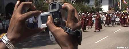 A clip from the documentary Burma VJ by the video-journalist-activists group. Photo: Burma VJ Burma-VJ