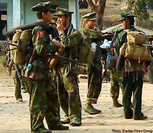 KIO started armed struggle against the Burmese government for self-determination state since 1961. KIO started armed struggle against the Burmese government for self-determination state since 1961.