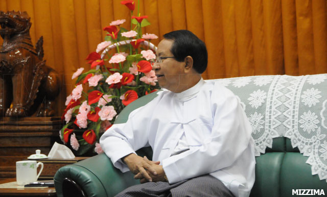 Burmese Minister of Information and Culture Kyaw Hsan Photo: Mizzima