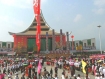 Over 14,000 people danced in front of the Manau Poles during the opening ceremonies on Manau cultural festival in China’s southwest Yunnan province from February 5 to the 7. Photo: KND