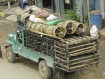 Many pigs are being transported to Mizoram state, India from Burma everyday.