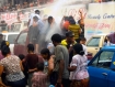 Water Festival at the stage hosted by Rangoon’s Mayor in front of Rangoon’s City Hall seen on April 13. Photo – Mizzima