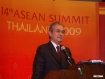Malaysian Prime Minister Abdullah Ahmad Badawi speaking at the 14th Association of Southeast Asian Nations (ASEAN) Summit being held at Thailand’s beach resort of Hua Hin. Photo – Mizzima. The 10-member ASEAN on Sunday wrapped-up its three-day annual meeting agreeing to further strengthen cooperation between nations.