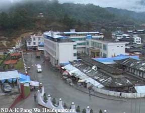 NDA-K နယ္ျခားေစာင့္တပ္ ဌာနခ်ဳပ္ ပန္၀ါ။