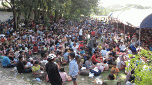 many Myawaddy residents to flee to the Thai side of the border.
