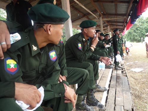 BGF soldiers in their annual ceremony P1050763