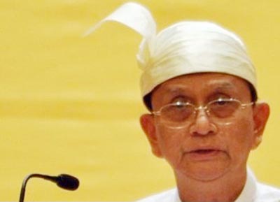 Thein Sein, the president of the military proxy new Burmese government. Thein_Sein_Burma