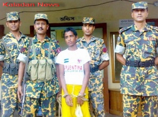 A youth arrested with Yaba tablets by Border Guard Bangladesh (BGB) A_youth_arrested_by_Border_Guard_Bangladesh_BGB