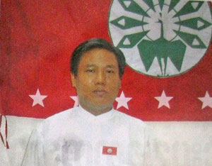 Aye Lwin of the Myanmar Federation of National Politics. Aye_Lwin