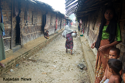The view of Lada camp in the raining season lada-refugeecamp