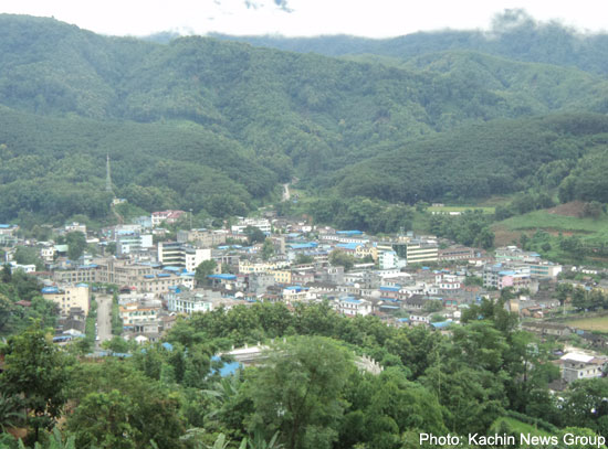 KIA ဌာနချုပ် လိုင်ဇာ။ laiza_kio_capital