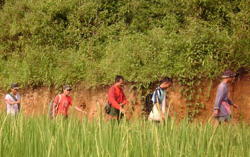 BPHWT team members in Papun district (Photo-KIC) health-worker