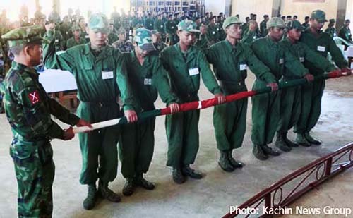 KIA military training school at Laiza, eastern Kachin State. nov23