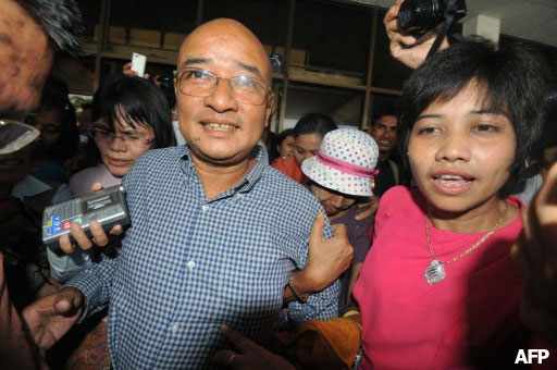 AFP released-zarganar-afp