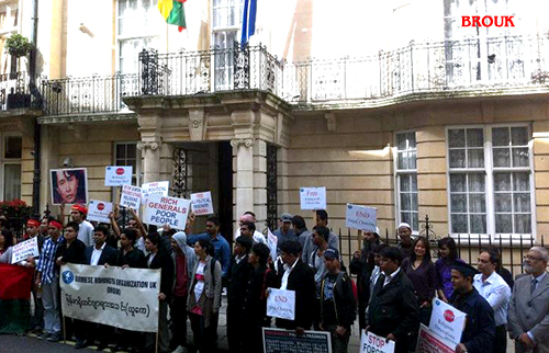 Participants at “The Rohingya Global Day of Action” Demonstration in London Participants at “The Rohingya Global Day of Action” Demonstration in London
