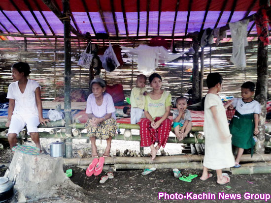 Kachin IDP fled to KIA head quarters Laiza, eastern Kachin State, northern Burma kachin-refugee-30