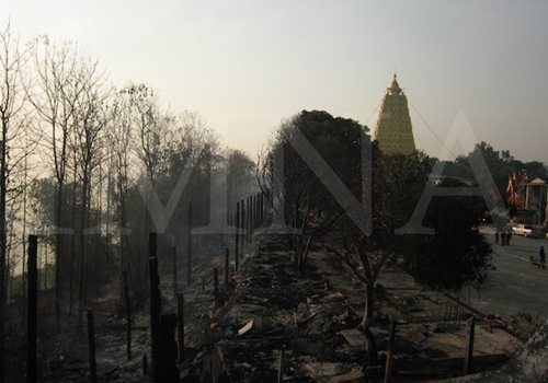 Fire at Sangkhalaburi