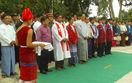 လွိုင်ကော်မြို့၌ KNPP ဆက်ဆံရေးရုံးဖွင့်လှစ်စဉ် (ဓါတ်ပုံ-KnIC)