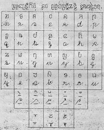 ဆရာကြီးထဲဘူးဖဲ လက်ရေးဖြင့် စတင်တီထွင်ခဲ့သည့် ကရင်နီစာ