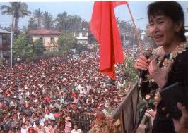 NLD ဥက္ကဌဒေါ်အောင်ဆန်းစုကြည်(photo-internet) NLD ဥက္ကဌဒေါ်အောင်ဆန်းစုကြည်(photo-internet)