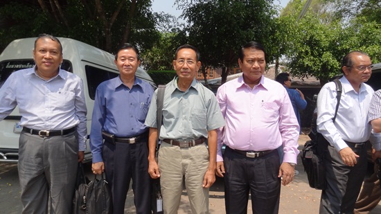 U Aung Min, Mahn Nyein Maung and U Khin Yi U Aung Min, Mahn Nyein Maung and U Khin Yi