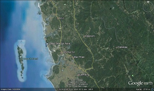 ရေနက်ဆိပ်ကမ်းအတွက် မွန်ပြည်သစ်ပါတီနှင့်ထိုင်း Power-P တို့ သတ်မှတ်ခဲ့သည့်နေရာ(Photo-IMNA) ရေနက်ဆိပ်ကမ်းအတွက် မွန်ပြည်သစ်ပါတီနှင့်ထိုင်း Power-P တို့ သတ်မှတ်ခဲ့သည့်နေရာ(Photo-IMNA)