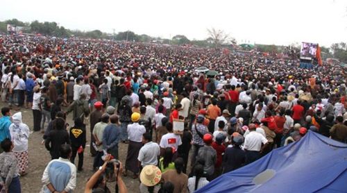 လူပေါင်းသိန်း ချီရှိမည့်မြင်ကွင်း (ဓါတ်ပုံ - အင်တာနက်)