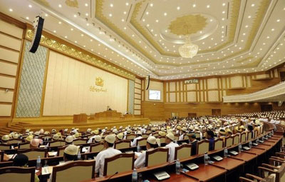 Myanmar-Parliament-inside