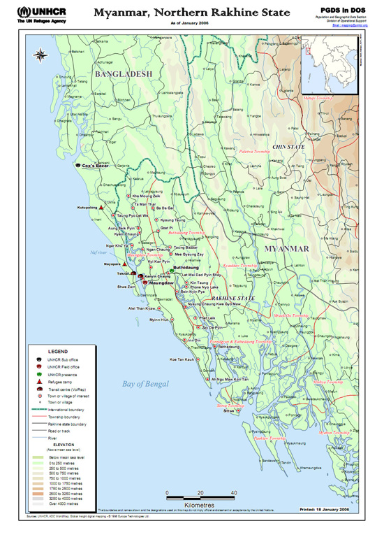 Rakhine-Sate-Map