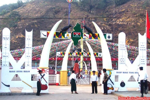 The KIO's Laiza headquarters in Kachin state. The KIO's Laiza headquarters in Kachin state.