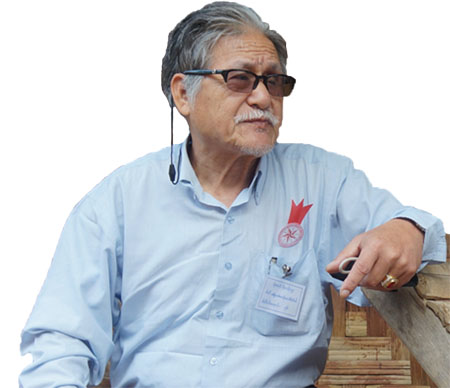 ကရင်နီအမျိုးသားတိုးတက်ရေးပါတီ KNPP ပါတီအမြဲတမ်း ဗဟိုကော်မီတီဝင် ဦးရီမာန်ထူး (ဓါတ်ပုံ-ကေတီ) ကရင်နီအမျိုးသားတိုးတက်ရေးပါတီ KNPP ပါတီအမြဲတမ်း ဗဟိုကော်မီတီဝင် ဦးရီမာန်ထူး (ဓါတ်ပုံ-ကေတီ)