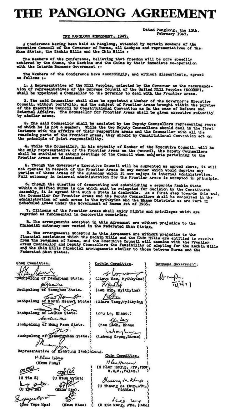 Panglong agreement Panglong agreement