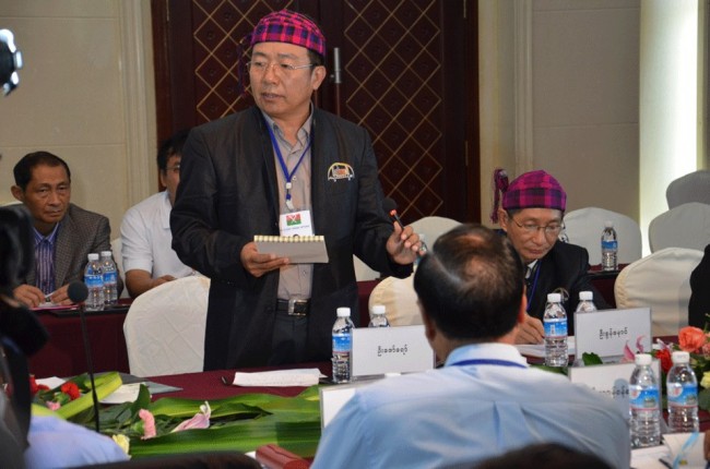 နို်င်ငံရေး ပြသနာကို နို်င်ငံရေးအရ ဖြေရှင်းလိုသော ကချင်ခေါင်းဆောင်များ (ဓါတ်ပုံ KIA)