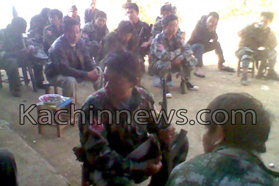 KIA battalion 36 soldiers in Pangsai (Kyukok) region of northern Shan state. KIA battalion 36 soldiers in Pangsai (Kyukok) region of northern Shan state.