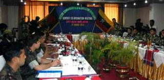 Nasaka and BGG used to solve the border problems by holding flag meeting.