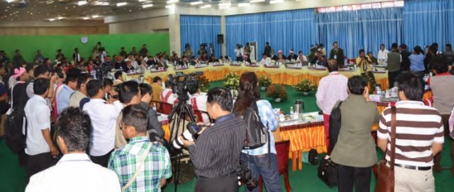 Ethnic leaders discussing common ground on ceasefire accord