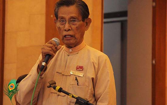 National League for Democracy (NLD) patron Tin Oo National League for Democracy (NLD) patron Tin Oo